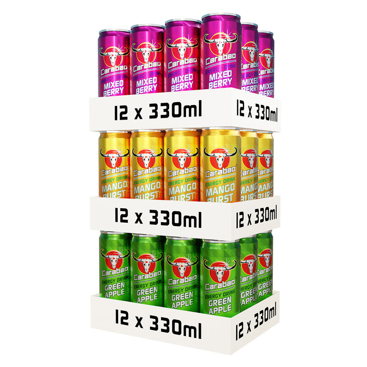 Carabao Energy Drink GYM PACK (36 x 330ml)