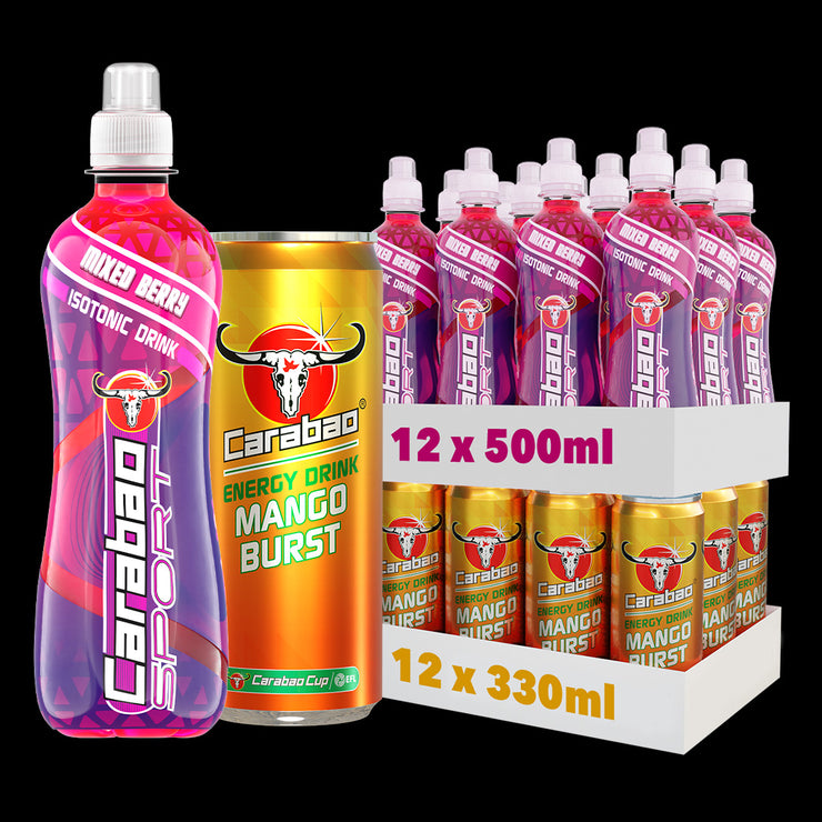 Carabao SPORT & Energy Drink Combo Pack (24 x Pack)