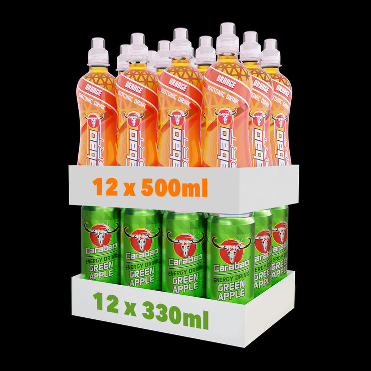 Carabao SPORT & Energy Drink Combo Pack (24 x Pack)