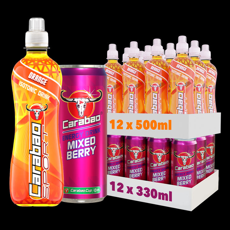 Carabao SPORT & Energy Drink Combo Pack (24 x Pack)