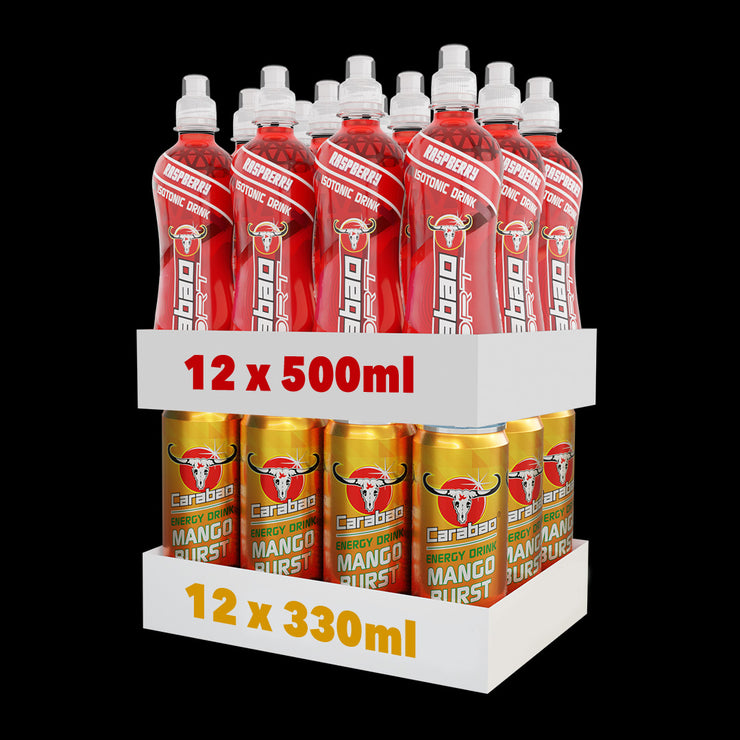 Carabao SPORT & Energy Drink Combo Pack (24 x Pack)