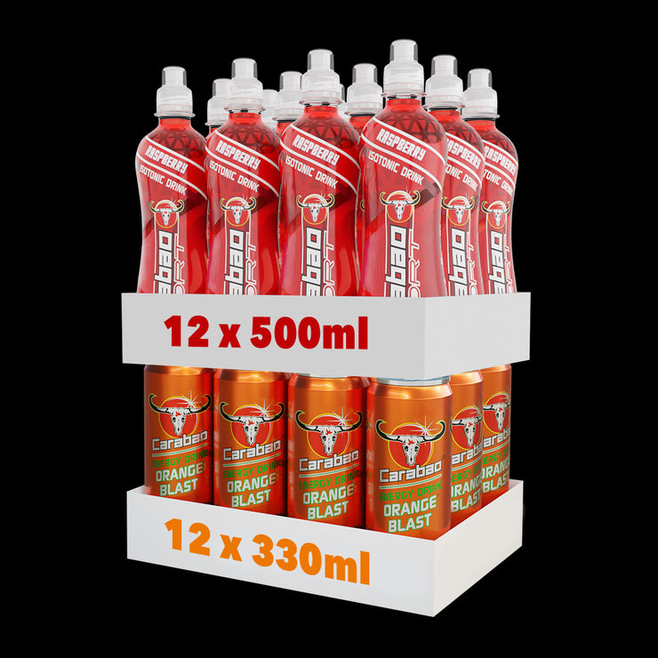 Carabao SPORT & Energy Drink Combo Pack (24 x Pack)