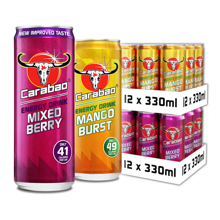 Carabao Energy Drink Combo Pack (24 x 330ml)