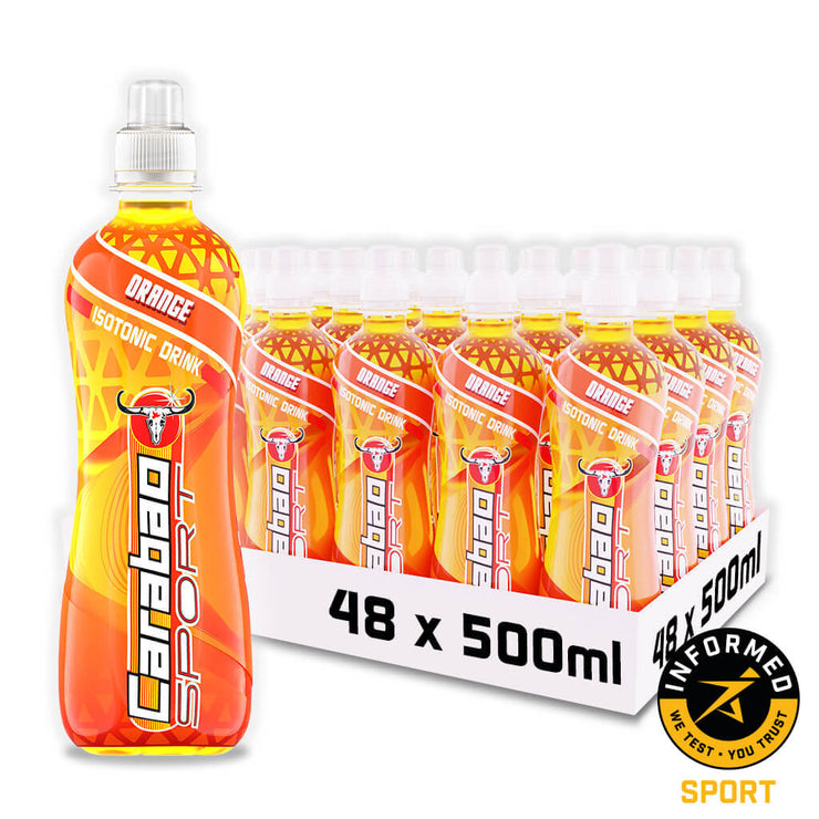 Carabao SPORT Isotonic Drink Orange (24 x 500ml Bottle)