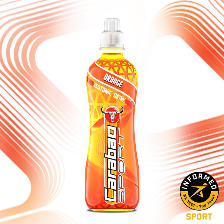 Carabao SPORT Isotonic Drink Orange (24 x 500ml Bottle)