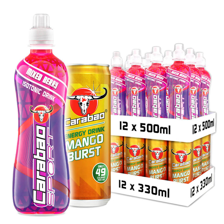 Carabao SPORT & Energy Drink Combo Pack (24 x Pack)