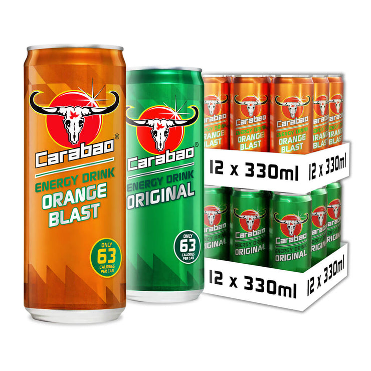 Carabao Energy Drink Combo Pack (24 x 330ml)