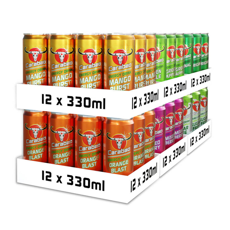 Carabao Energy Drink Complete Pack (72 x 330ml)