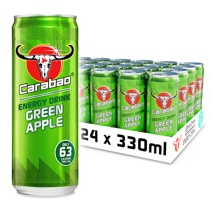 Carabao Energy Drink Green Apple (330ml Can)