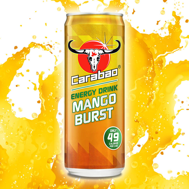 Carabao Energy Drink Mango Burst (330ml Can)