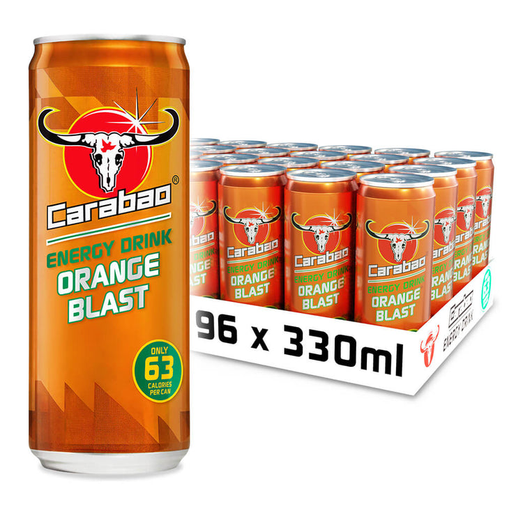 Carabao Energy Drink Orange Blast (330ml Can)